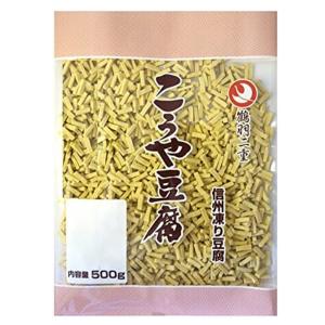 登喜和冷凍食品 鶴羽二重 高野豆腐 こうや豆腐 1/156 細切りカット 500g