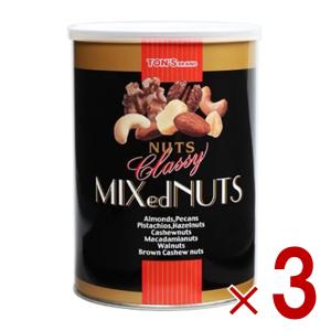 ナッツ 東洋ナッツ食品 トンTON'S クラッシー ミックスナッツ 缶 360g