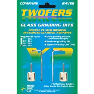 安楽1/8” ダイヤ刃 ステンドグラスルーター用 2個組