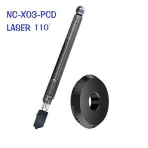 ギッターカッター 日研ダイヤ 薄板用PCD100°刃付きレーザー カッター NC-X03K-PCD LASER