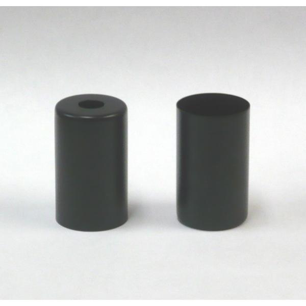 4002-E17CVR-BK：E17用モーガルカバー　黒H50mm