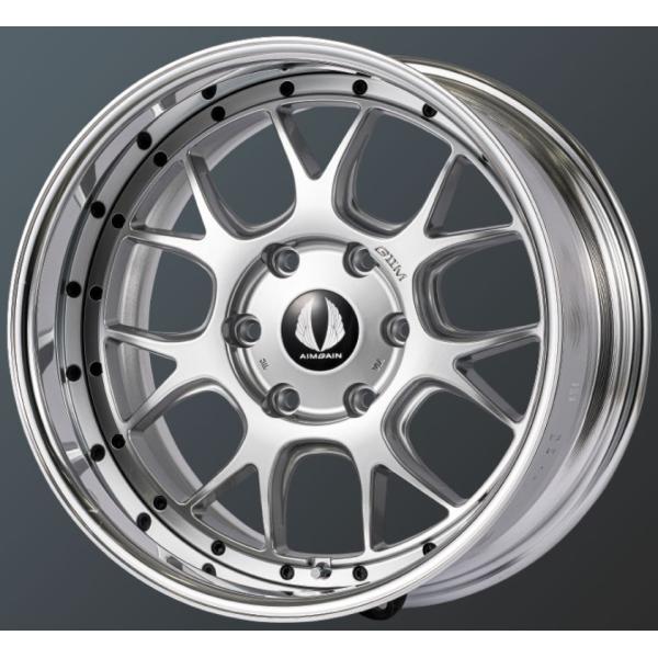 エイムゲイン(AIMGAIN) G2M ハイパーシルバー 18インチ 【厳選輸入225/50R18ホ...