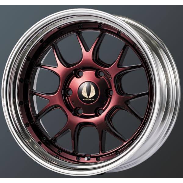 エイムゲイン(AIMGAIN) G2M ハイパーレッドクリア 18インチ 【厳選輸入225/50R1...