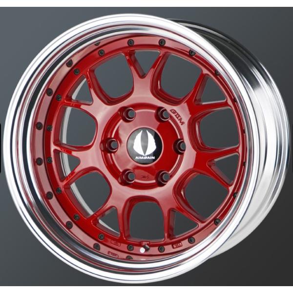 エイムゲイン(AIMGAIN) G2M レッド 19インチ【厳選輸入225/40R19ホイールタイヤ...