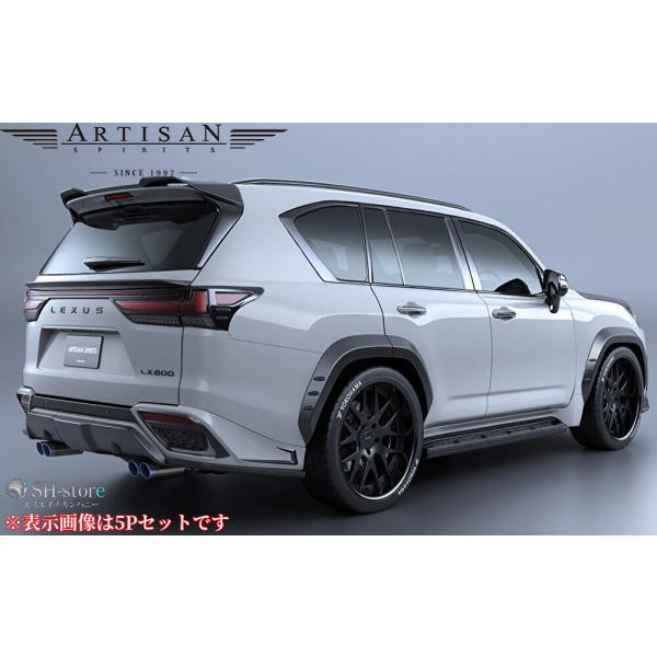 【LEXUS LX600 Fスポーツ】リアサイドスポイラー3P/2P/5P選べます カーボン・FRP...