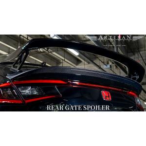 【FL5シビックタイプR】リアゲートスポイラー［CFRPカーボン/FRP未塗装］アーティシャンスピリ...