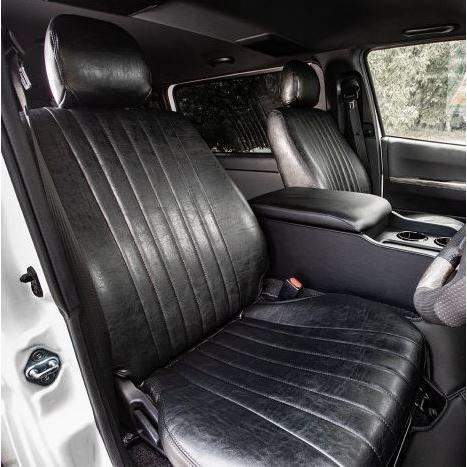 舞杏(カズキオート) レザーシートカバー 【ヴィンテージ】 200系ハイエース S-GL