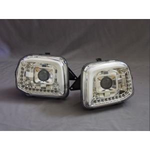 JB23ジムニー シャークヘッドライト＆ハーネス ブラック : エスエイチ