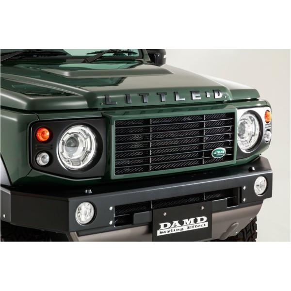 DAMD(ダムド) little D. リトルD フロントグリル マットブラック塗装/純正色×マット...