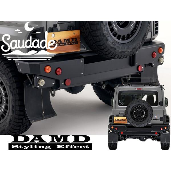 JB74ジムニーシエラ saudade(サウダージ)リアバンパー塗装済み・未塗装/バックカメラキット...