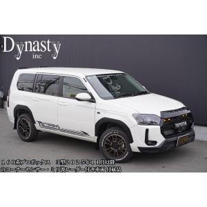 160系プロボックス3型後期 Groundフロントバンパー＆フロントグリル未塗装(エンブレム・ハニカムネット選べます)【Dynasty・IFUU/ダイナスティ】