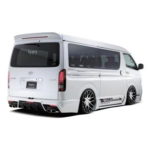 ダイナスティ(Dynasty) EXIST EVO タイプ4 リアバンパースポイラー未塗装 200系ハイエース4型ワイドボディ【WIDE専用】｜sh-store