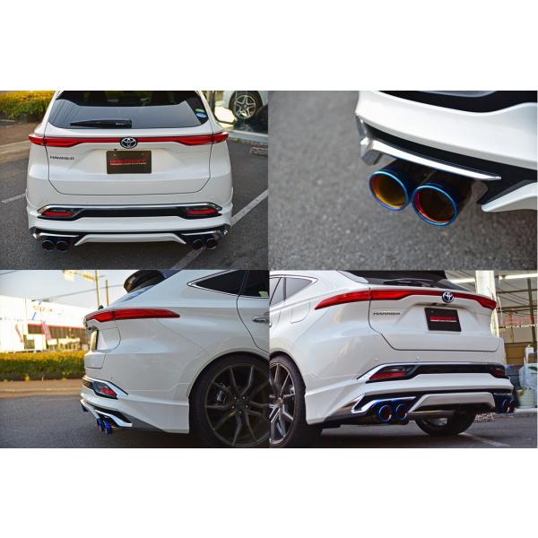 80系ハリアー PREMIERE4本出しスライドマフラー【チタンカラー】(エスプリ/ESPRIT)