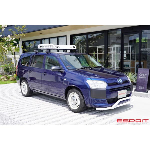 160系プロボックス バンパーガードラプターホワイト(エスプリ/ESPRIT)