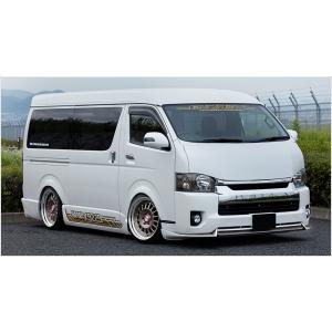 エセックス(ESSEX/CRS) クワトロフロントグリル未塗装 200系ハイエース