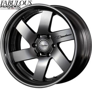 ファブレス［FABULOUS］LFR-6(2P)19インチ7.5J〜12.5J【225/40R19ホイールタイヤセット】200系ハイエースに最適〈タイヤ銘柄やオプション選べます！〉