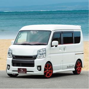 新車外し　美品☆スズキ純正☆DA17 エブリィワゴン☆フロントバンパー　DA17V  DA17w 新車外 エブリイワゴン (ZUT))フロントグリル「スズキ純正用品」エブリィ