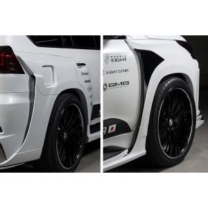 レクサスLX570 フロントバンパースポイラー未塗装 ダブルエイト(DOUBLE