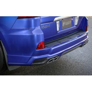 レクサスLX570後期 デュアルツインスクエア4本出しマフラー