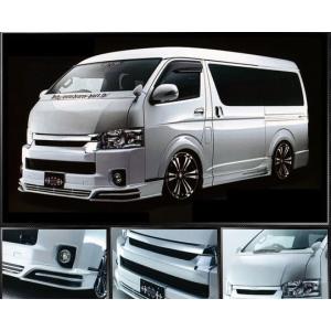 200系ハイエース【W I KEDマフラー】2.0Lガソリン車専用(TSDスタイル/T