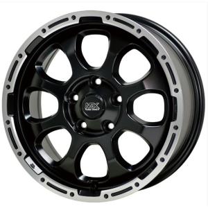 現品限り、新品4本セット　ハイエース　マッドクロスMC76 マッドクロス MC76 BK/リムP 15インチ【厳選輸入195/80R15