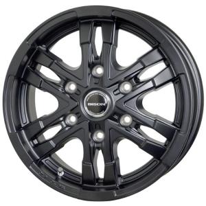 BISON(バイソン) BN-03 マットブラック 15インチ【厳選輸入195/80R15