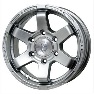 BISON バイソン BN-04 シルバー 15インチ【厳選輸入195/80R15ホイール