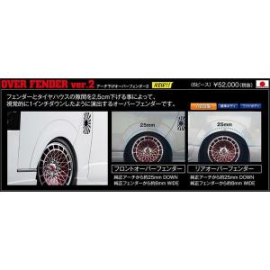 ハイエース　BEECASRACING　K-BREAK ハイエース 200系 オーバーフェンダーVer.2 BEECAS K-BREAK/ケイ