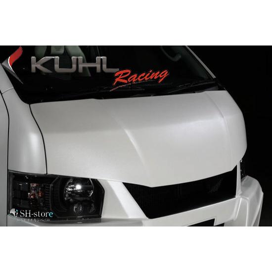 200系ハイエース4型〜7型ワイドボディVer4 200W-GTレーシングボンネットVer3塗装済み...