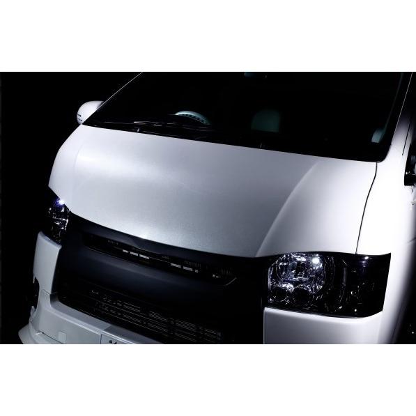 フェガーリ　デビルボンネット(車検対応) 交換型　未塗装　200系ハイエース標準ボディ【全グレード対...