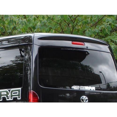 【200系ハイエースワイドボディ1〜7型】ステージ1リアルーフスポイラーFRP未塗装(415コブラ/...