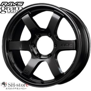 レイズ グラムライツ 57DR-X スーパーダークガンメタ 18インチ【265/60R18ホイールタ...