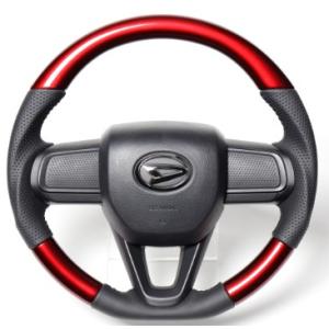 純正交換 コンビステアリング ブラックレザーガングリップ - S500P系
