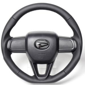 純正交換 コンビステアリング ブラックレザーガングリップ - S500P系