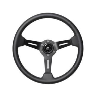 レアル(REAL) スポーツ ノーマルタイプ 汎用ステアリング オールレザー