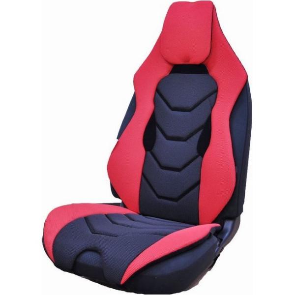 リムコーポレーション（Rim) ドライビングサポートクッション ゼフィロス 【ブラック×レッド】 2...