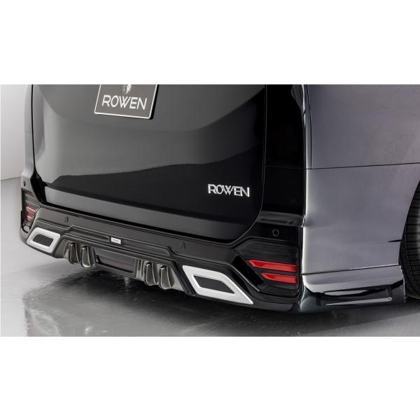 ROWEN(ロエン) リアハーフスポイラー ZWR/MZRA90系ヴォクシー【未塗装/塗装済み/塗分...