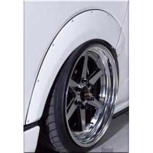 ハイエース 200系 4型 オーバーフェンダー 未塗装 SADカスタムジャパン