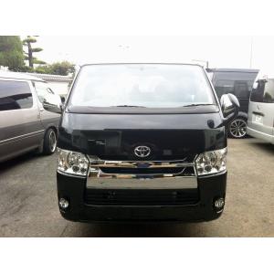 ハイエースV ブラックカーボン製 ワイパーカウル 200系 1型～現行