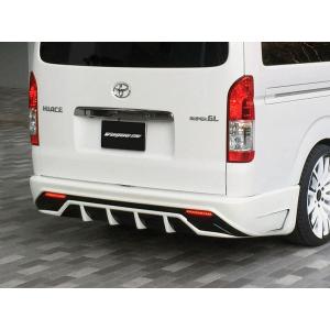 ハイエース200系 ナロー リアバンパー マフラーレス US ハイエース200系 ナロー リアバンパー マフラーレス US
