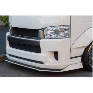 TSDスタイル ワイルドルックフロントバンパータイプ2専用 フリッパー未塗装 200系ハイエース4型...