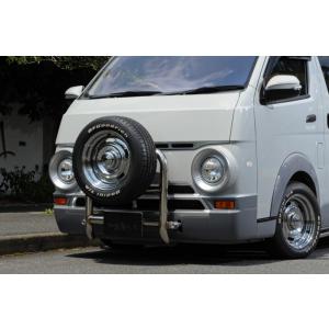 200系ハイエース標準ナローボディ専用 バンパーガードタイプ2クローム