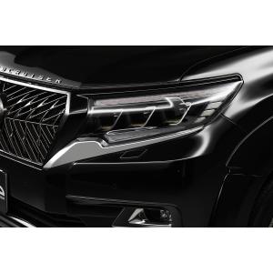プラド150後期　スピンドルグリル　ヘッドライトガーニッシュ左右　新品未使用 プラド150後期 スピンドルグリル ヘッドライトガーニッシュ左右