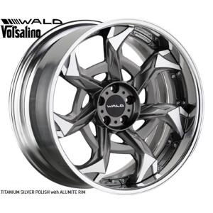 WALD【ヴァルド】ボルサリノV12C 20インチ8.0J〜12.5J ホイール単品(1本からの販売となります)2PIECE［サイズ・リムカラー・オプション・PCDも選べます！］