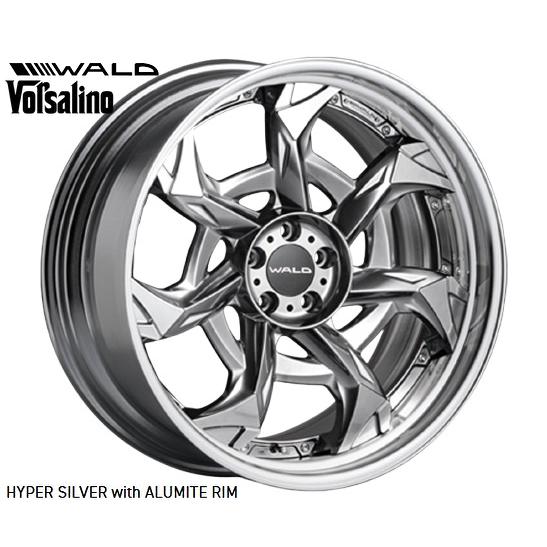 WALD【ヴァルド】ボルサリノV12C 22インチ8.5J〜11.5J ホイール単品(1本からの販売...