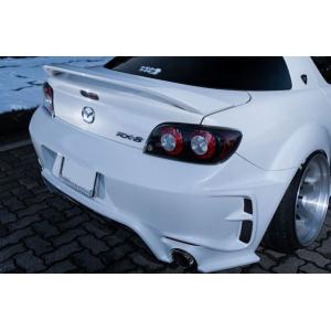 ウェーバースポーツ RX-8 SE3P 後期 リアバンパー FRP 未塗装 WEBER