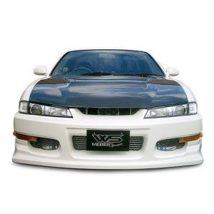 シルビア S14 フロントバンパー 後期 エアロ FRP 未塗装 社外品 SILVIA