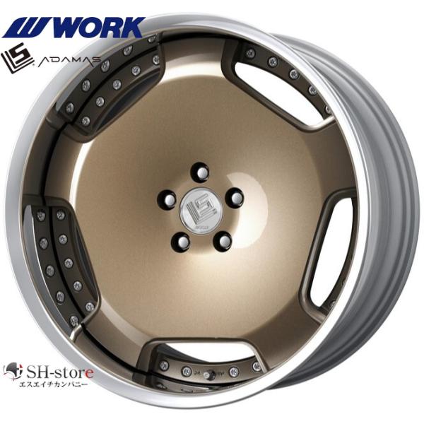 BMW G07/X7 ワーク(WORK)LSアダマス3P 24インチ【295/30R24ホイールタイ...