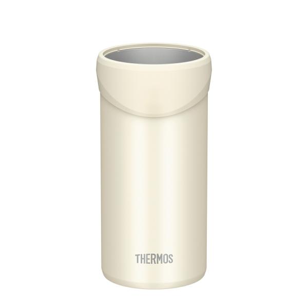 THERMOS保冷缶ホルダー ホワイト 350・500mL缶対応 真空断熱保温保冷 JDU-500 ...