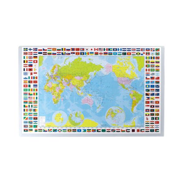 シヤチハタ公式 学習マット 世界地図 既製品 シャチハタ シヤチハタ Shachihata 家庭 文...